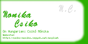 monika csiko business card